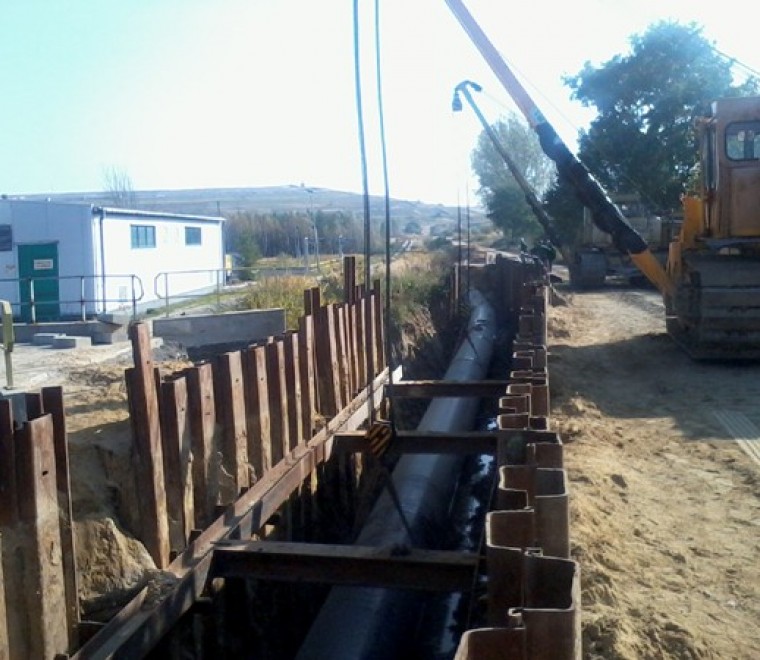 Pipeline Rudna-Żelazny Most bereit zum Druckversuch